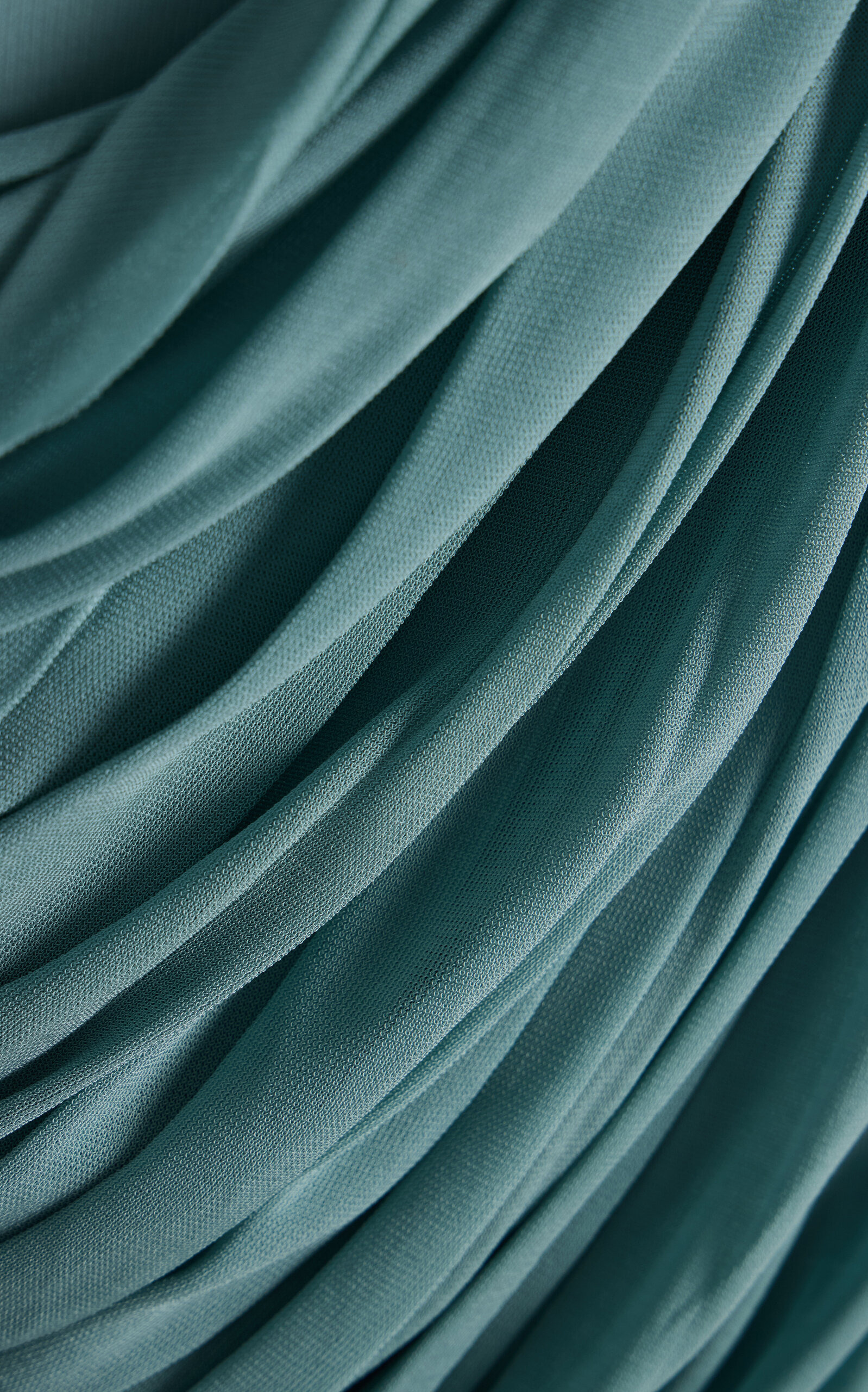 Exclusive Savour Draped Chiffon Skirt blue - 5
