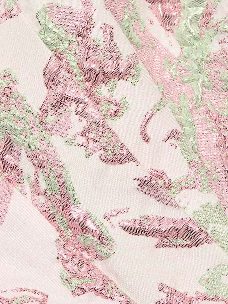 Women's Floral Jacquard Gown - Pink Multi 7