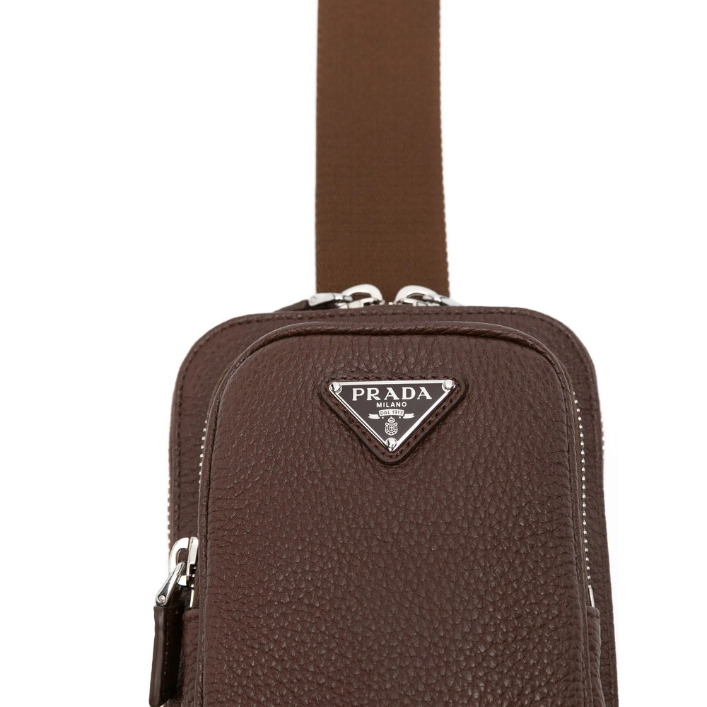 Prada Brown Messenger Bags Men - 3