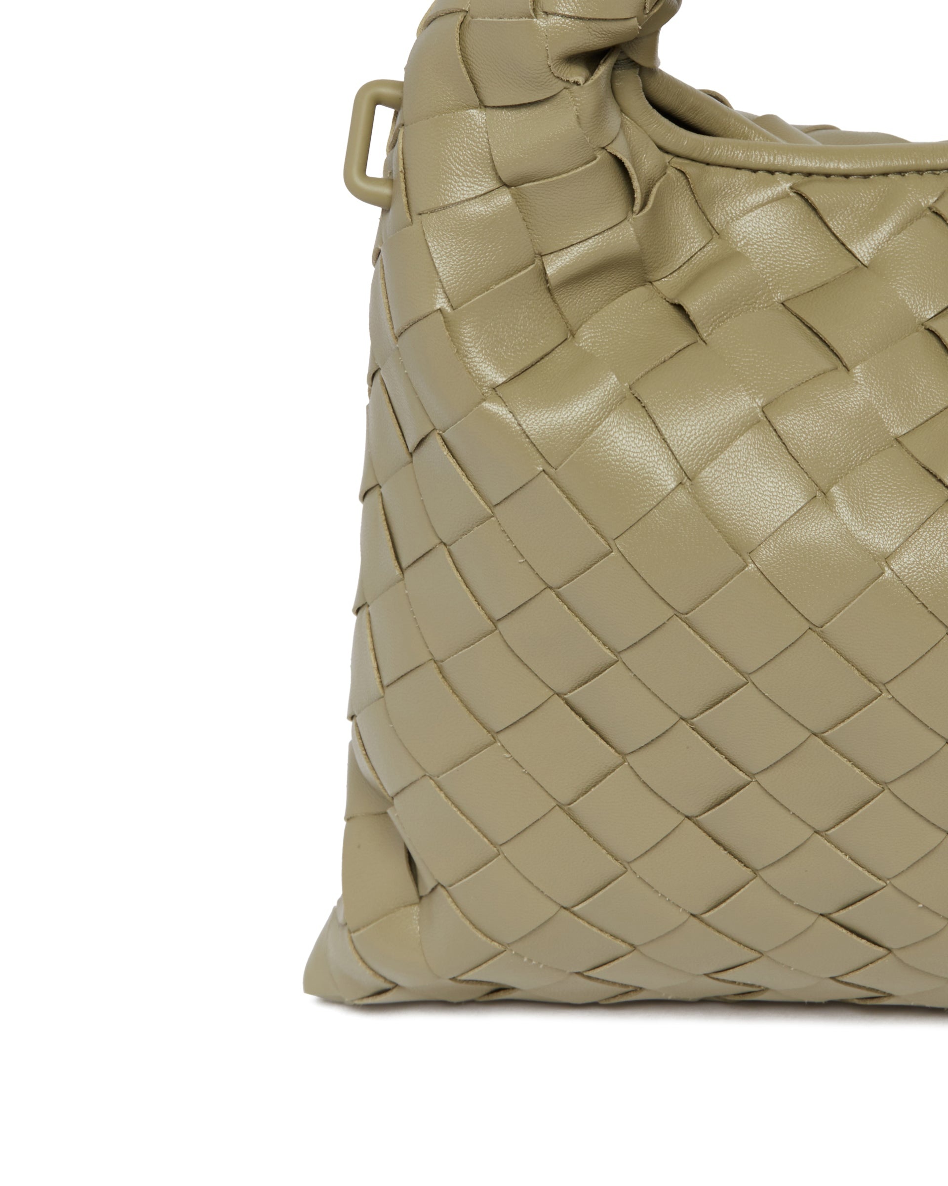 【関税込み】Bottega Veneta グリーン ミニ Hop バッグ グリーン（緑）系 BOTTEGA VENETA HOP(ボッテガヴェネタ ホップ