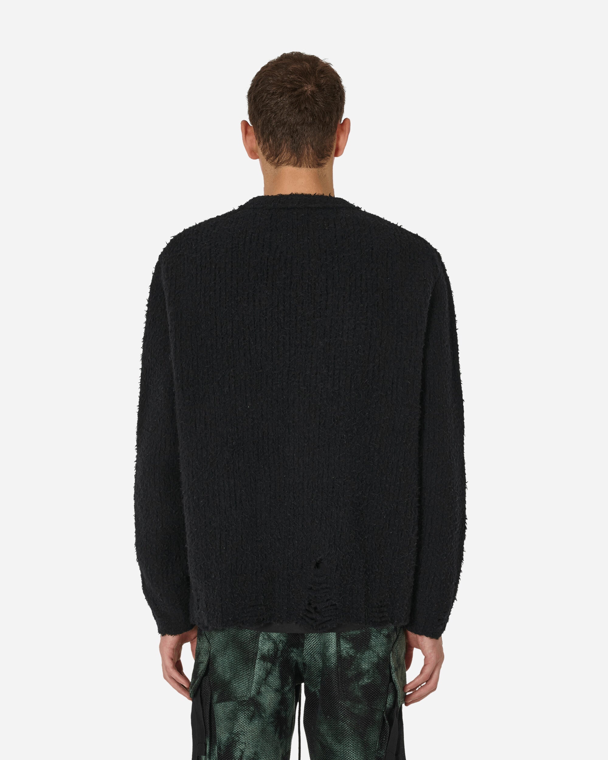 Boucle Oversized Sweater Black - 3