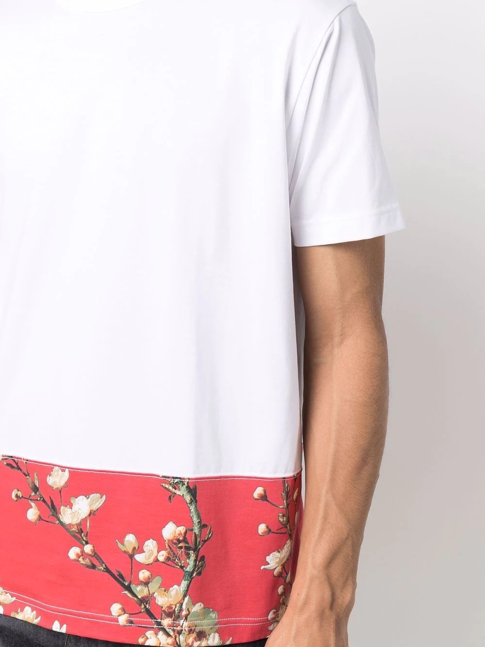 floral-print panelled T-Shirt - 5