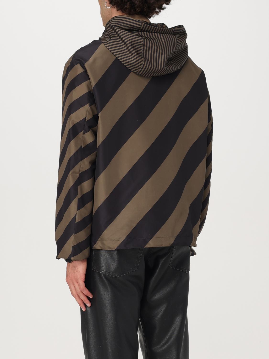 ジャケット FENDI SS25 Striped blouson (FJ7621AQ3L F0XAY) Blouson Cotton White | Fendi