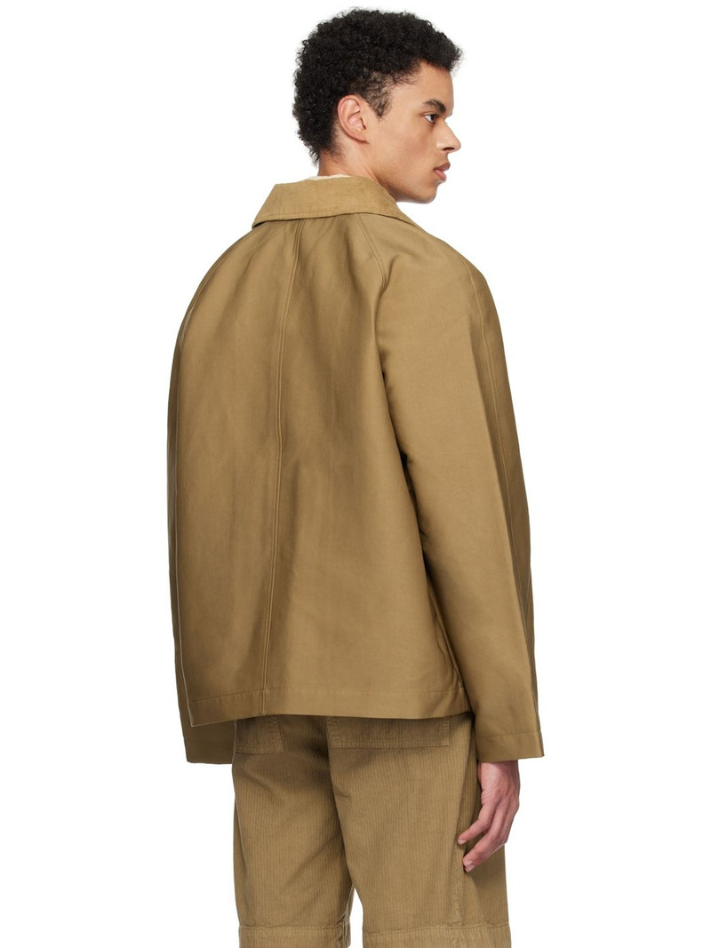 Tan Short Raglan Jacket 3