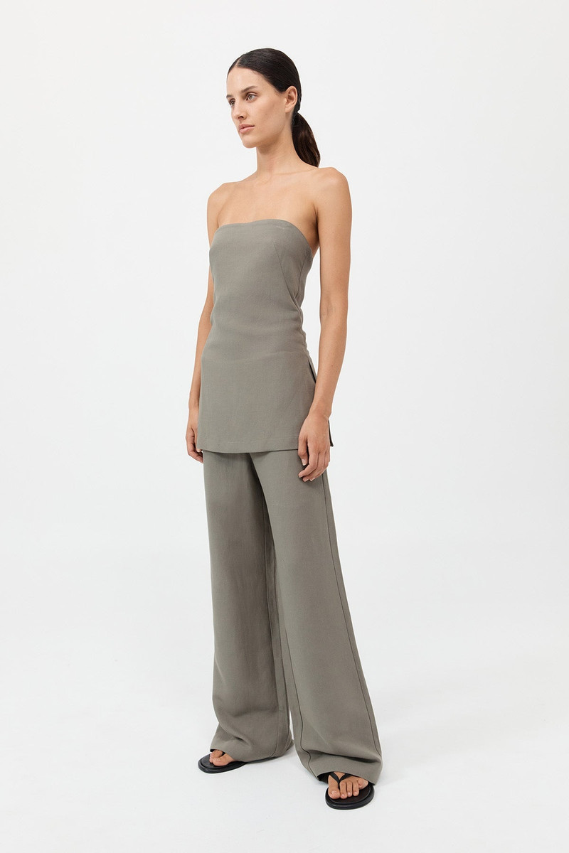 Column Tunic - Smokey Olive 4