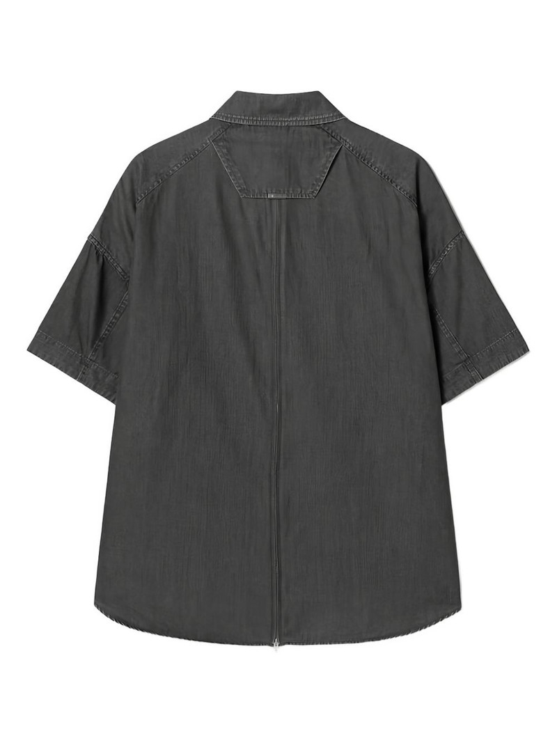 JUUN.J short-sleeved denim shirt outlook