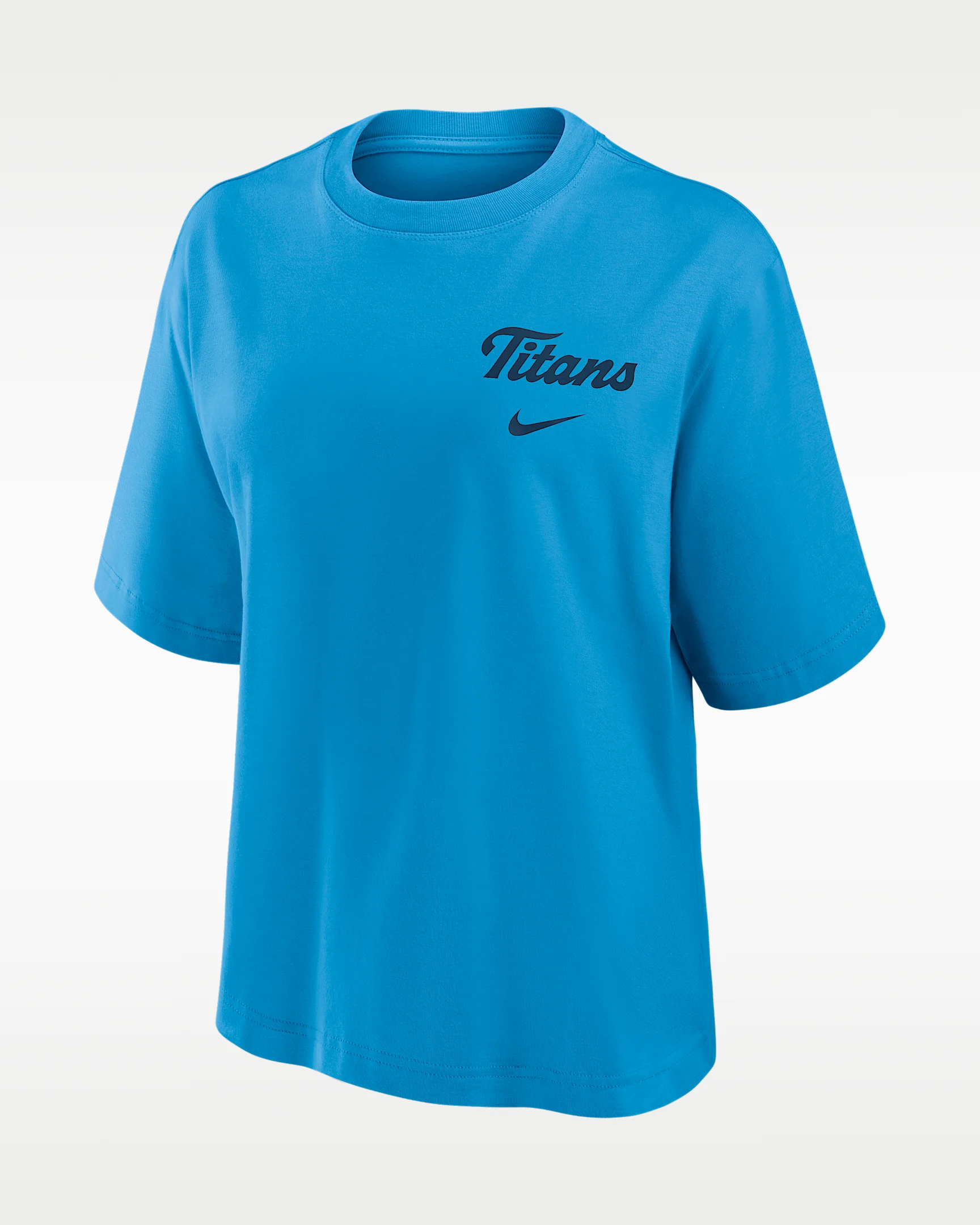 Tennessee Titans Rivalries Collection Boxy Women's Nike NFL T-Shirt - 1