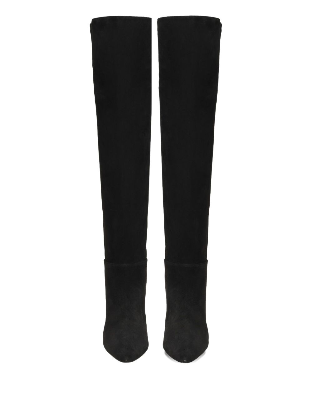 knee-high pointed-toe boots - 4