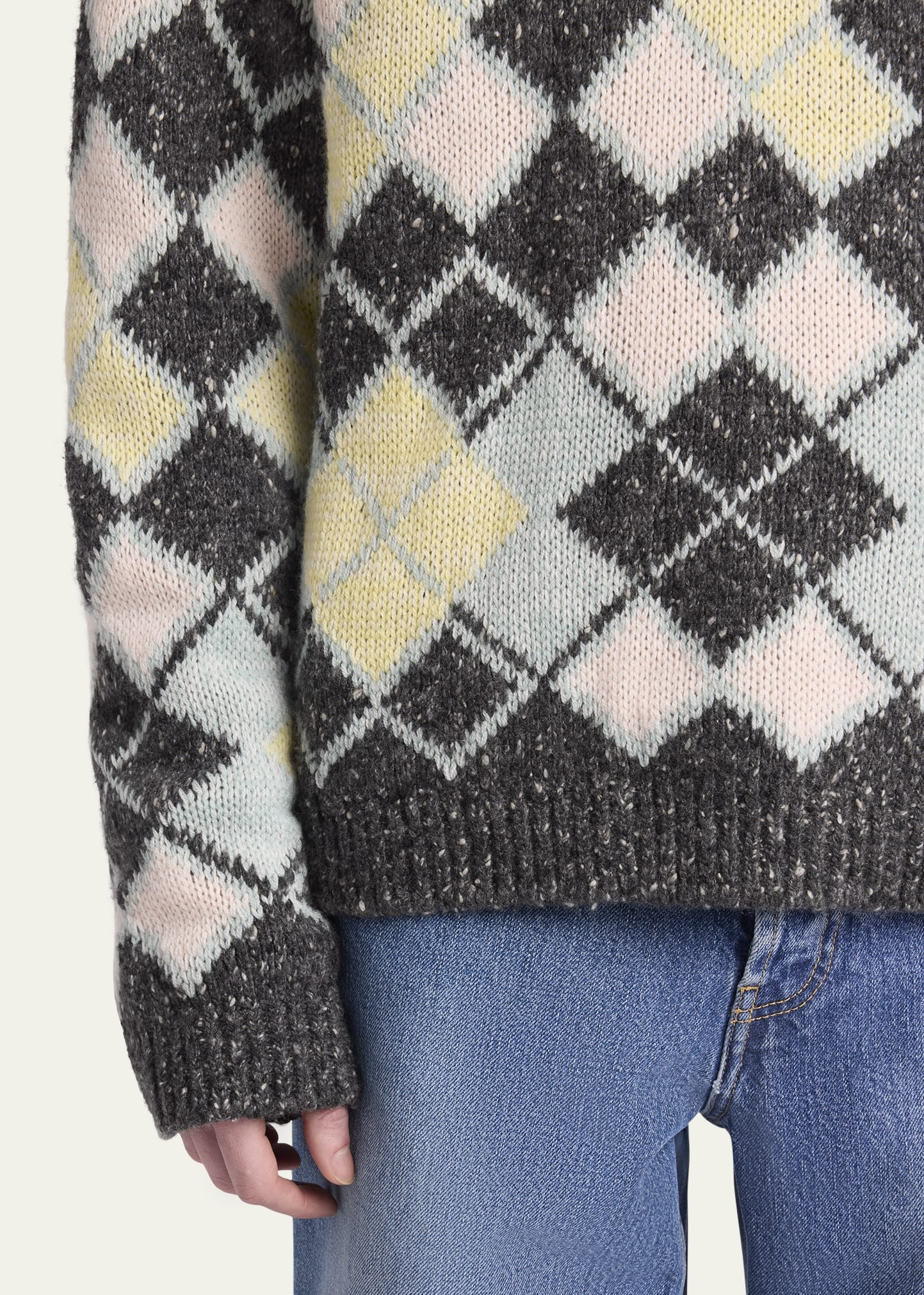 Men's Edoardo Argyle Sweater - 5