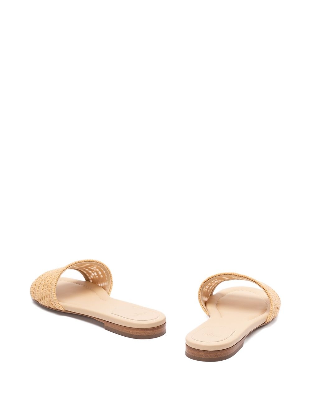 raffia flat slides - 3