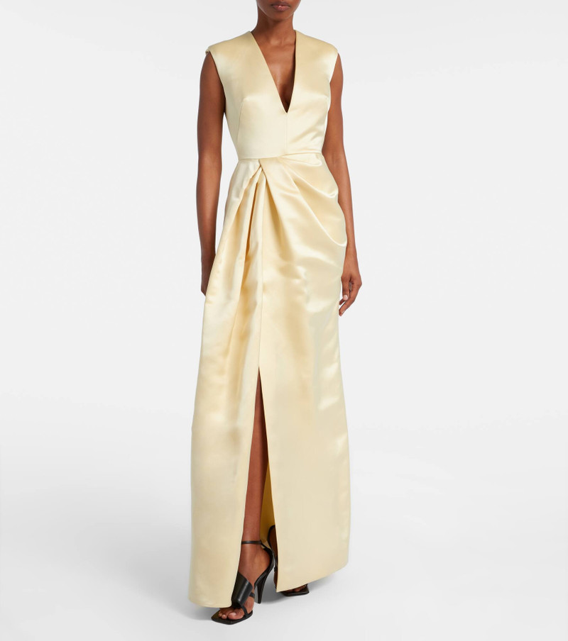 Givenchy Draped silk satin gown outlook