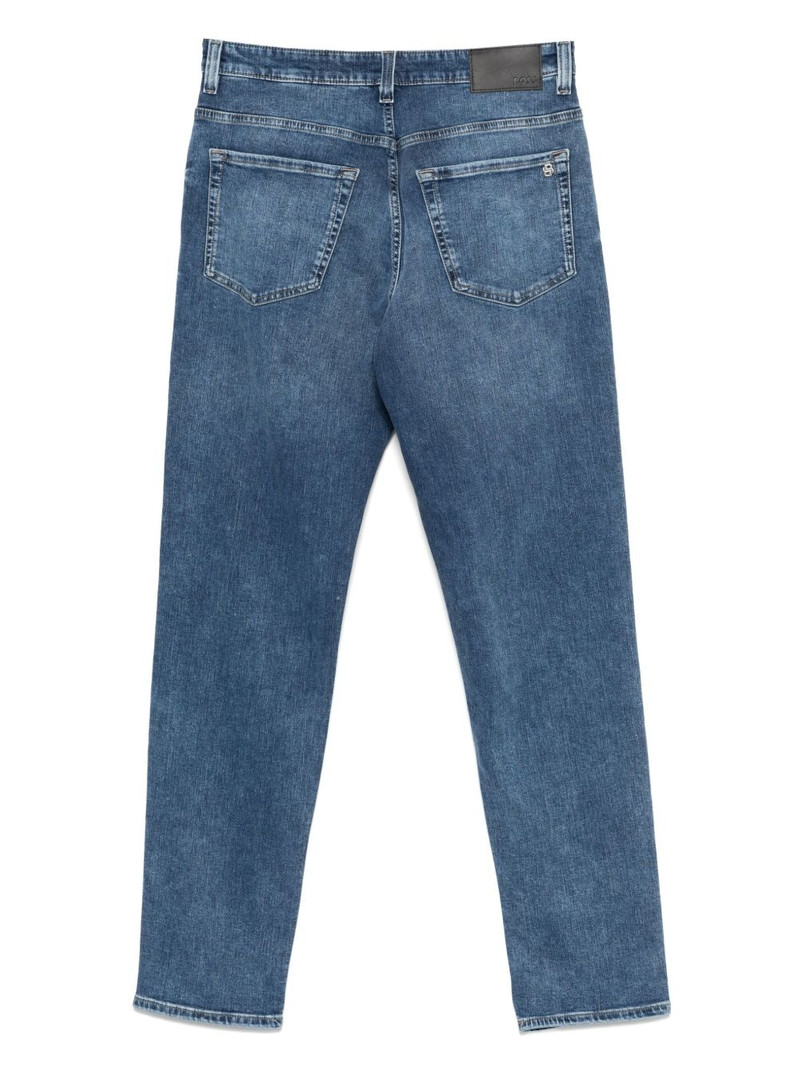 BOSS whiskering-effect jeans outlook