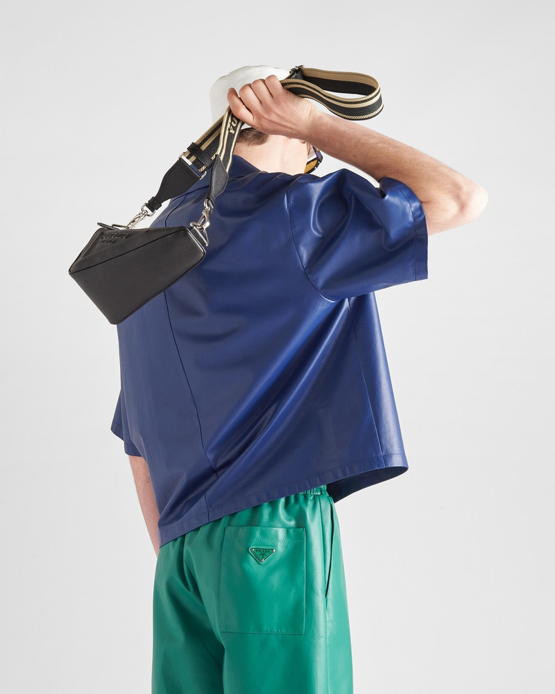 Nappa leather Bermudas 4