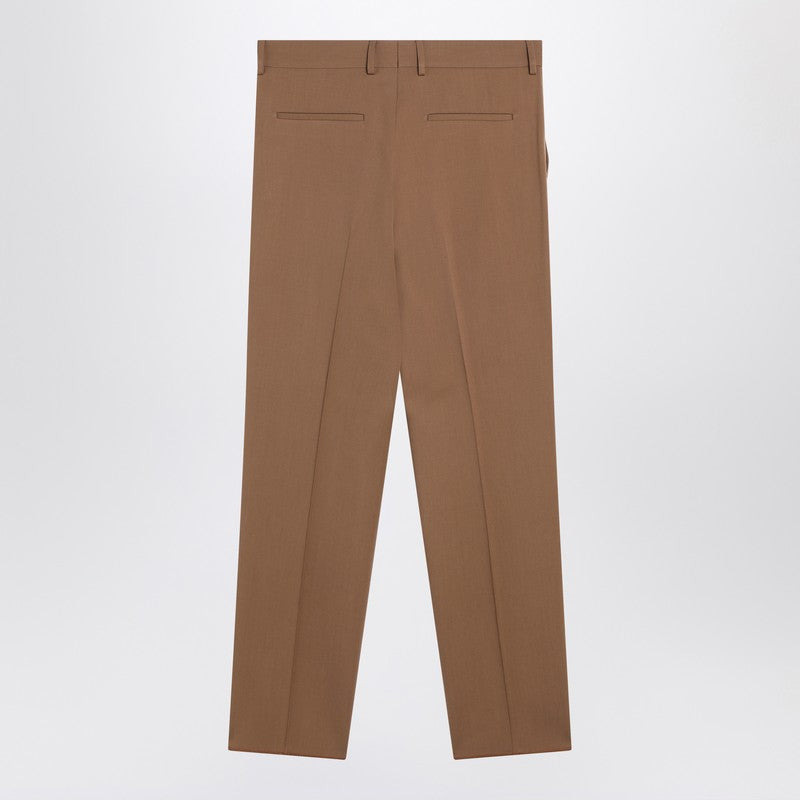 Fendi Rust Wool Trousers Men - 2