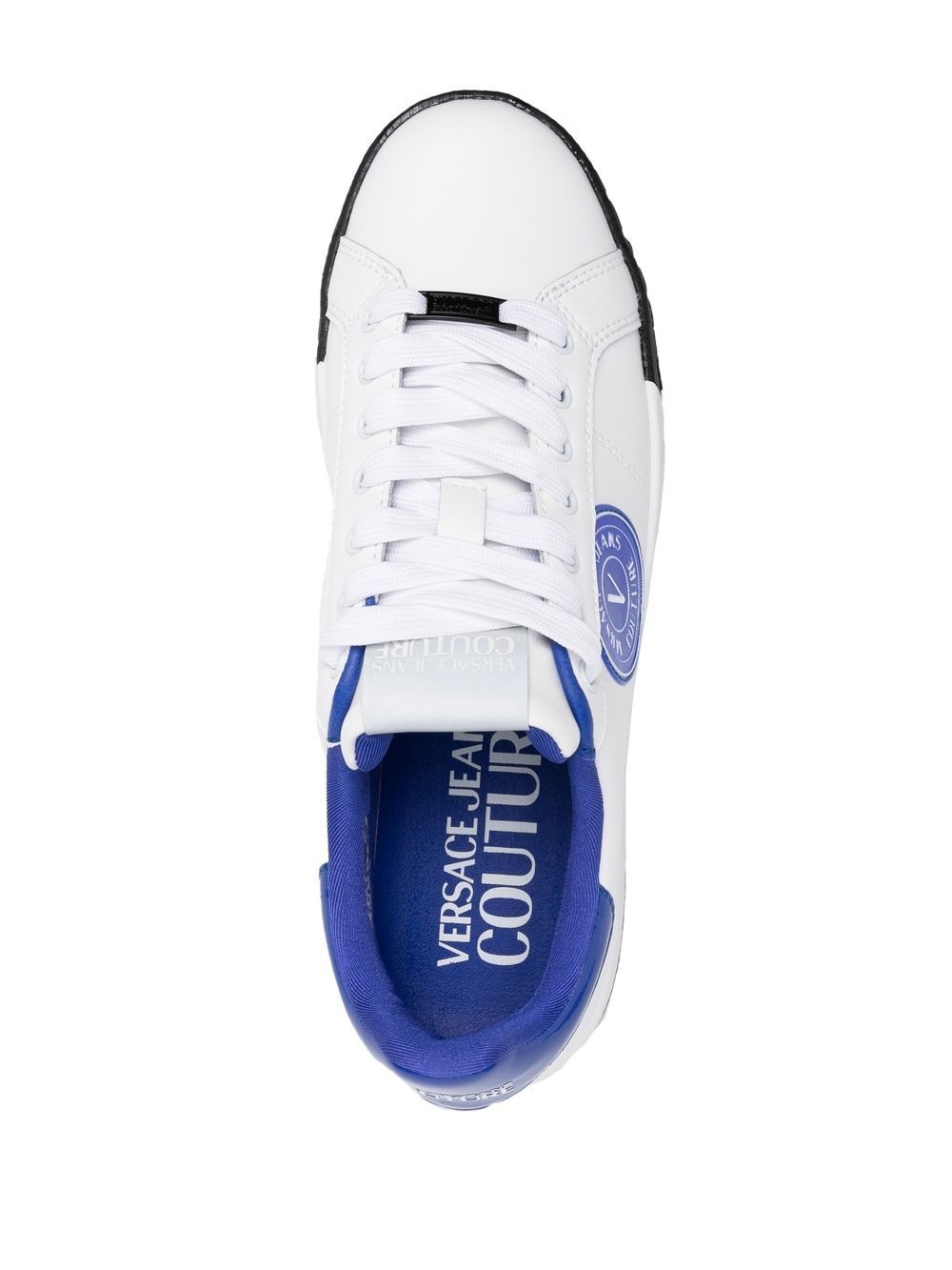 logo-print low-top sneakers - 4