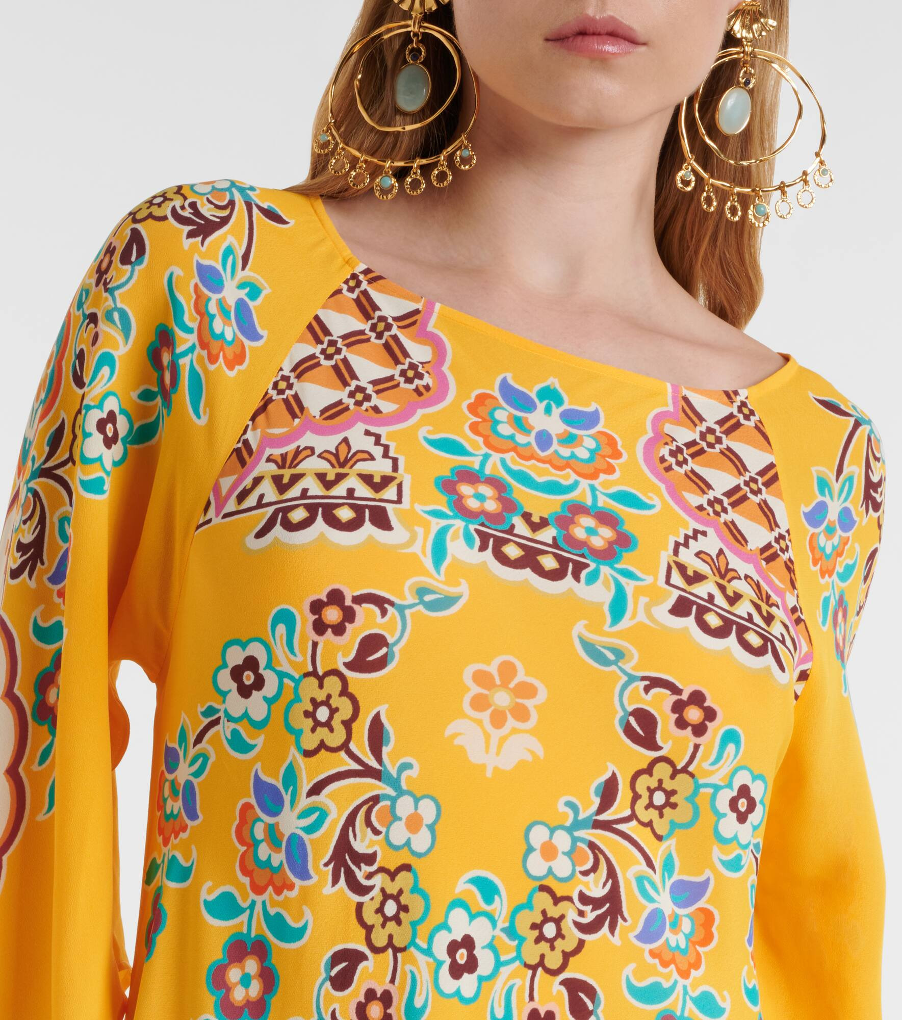 Printed maxi dress - 4