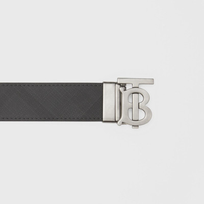 Burberry Reversible Monogram Motif London Check Belt outlook