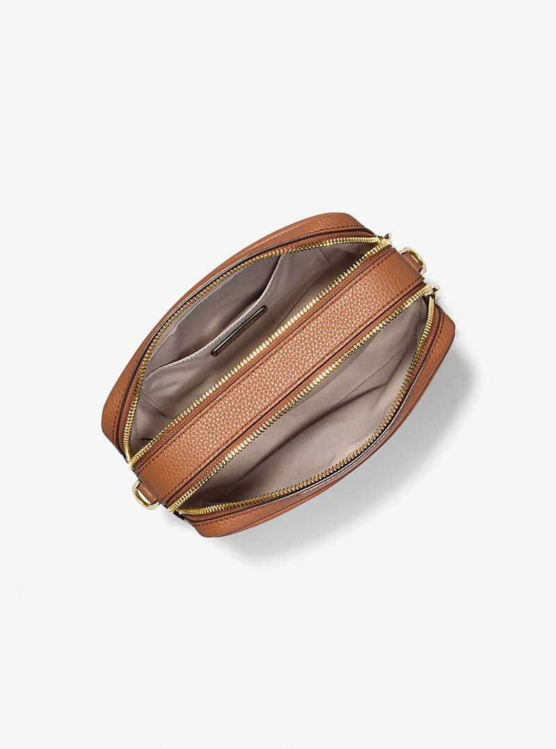 MICHAEL KORS Bryant Medium Pebbled Leather Camera Crossbody Bag outlook