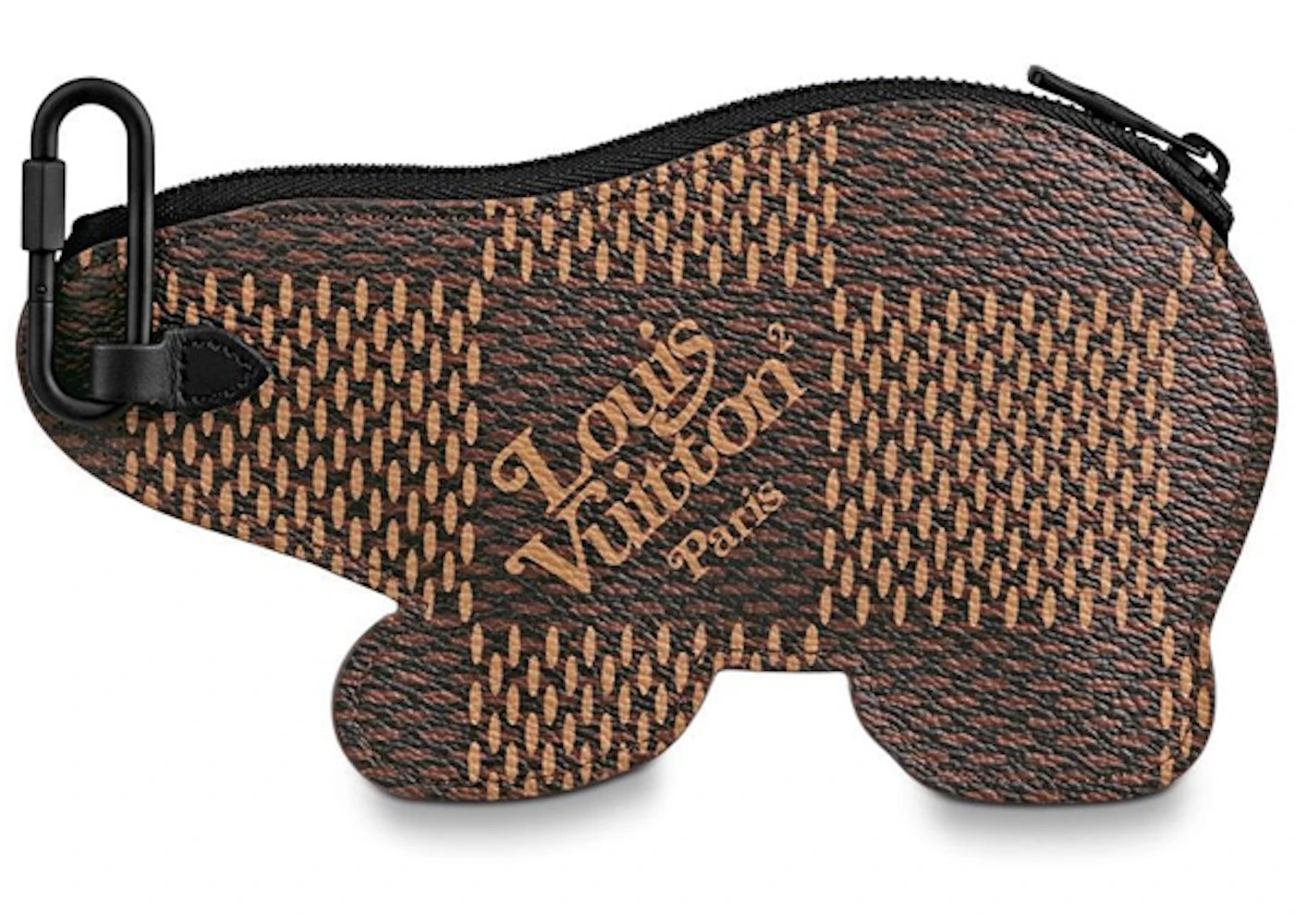 Louis Vuitton x Nigo Bear Coin Card Holder Damier Ebene Giant Brown - 2
