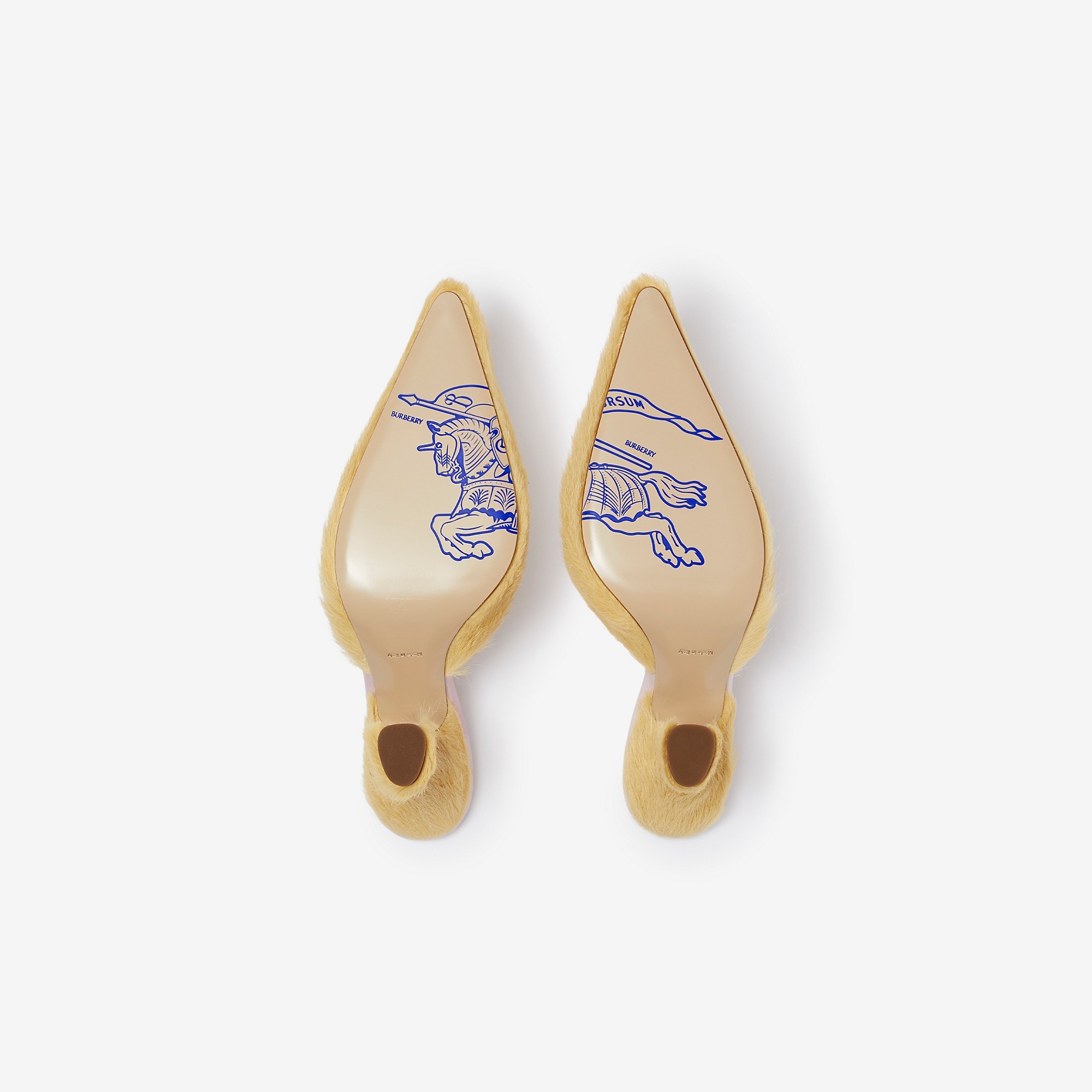 Calf Hair Buck Mules - 6