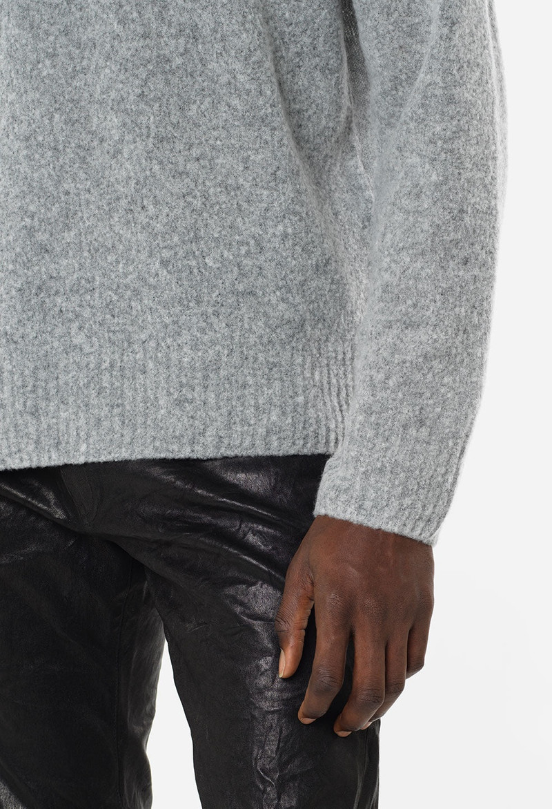 WOOL POWDER KNIT CREW 8