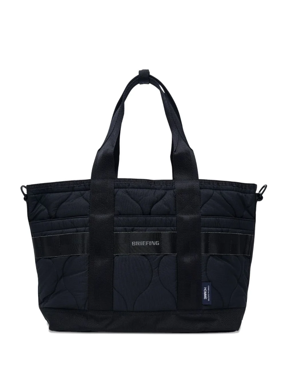 quilted tote bag - 1
