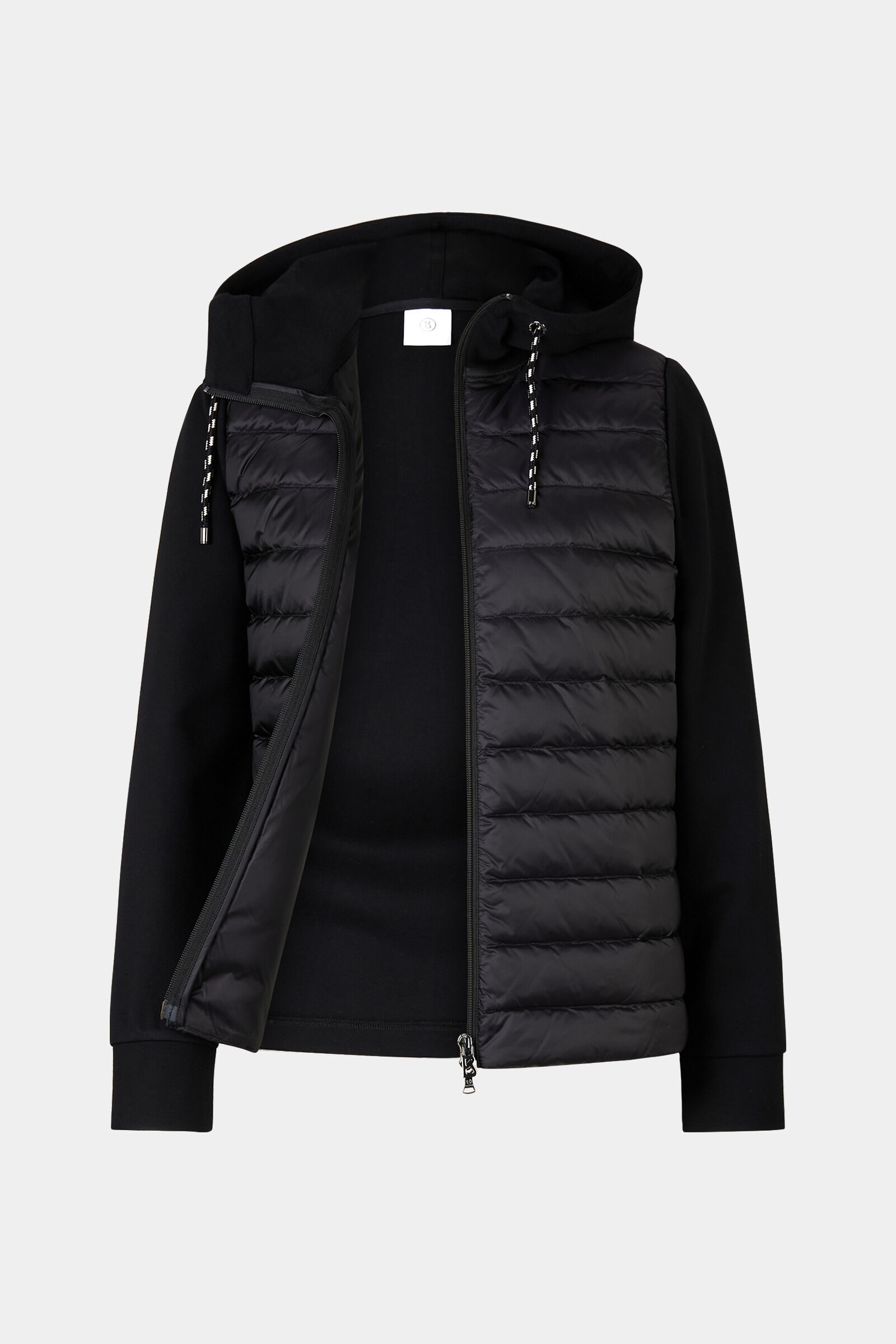 Juana Down sweatshirt jacket in Black - 7