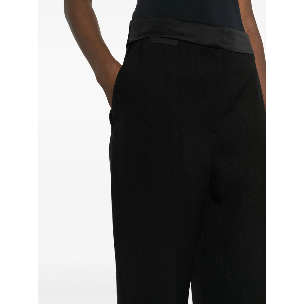 Casablanca Black Trousers - Straight Trousers Women - 2
