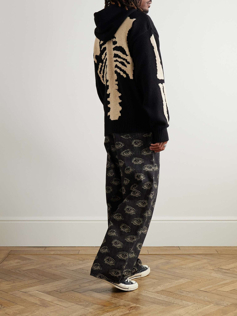 Kapital 5G Intarsia Wool Hoodie outlook