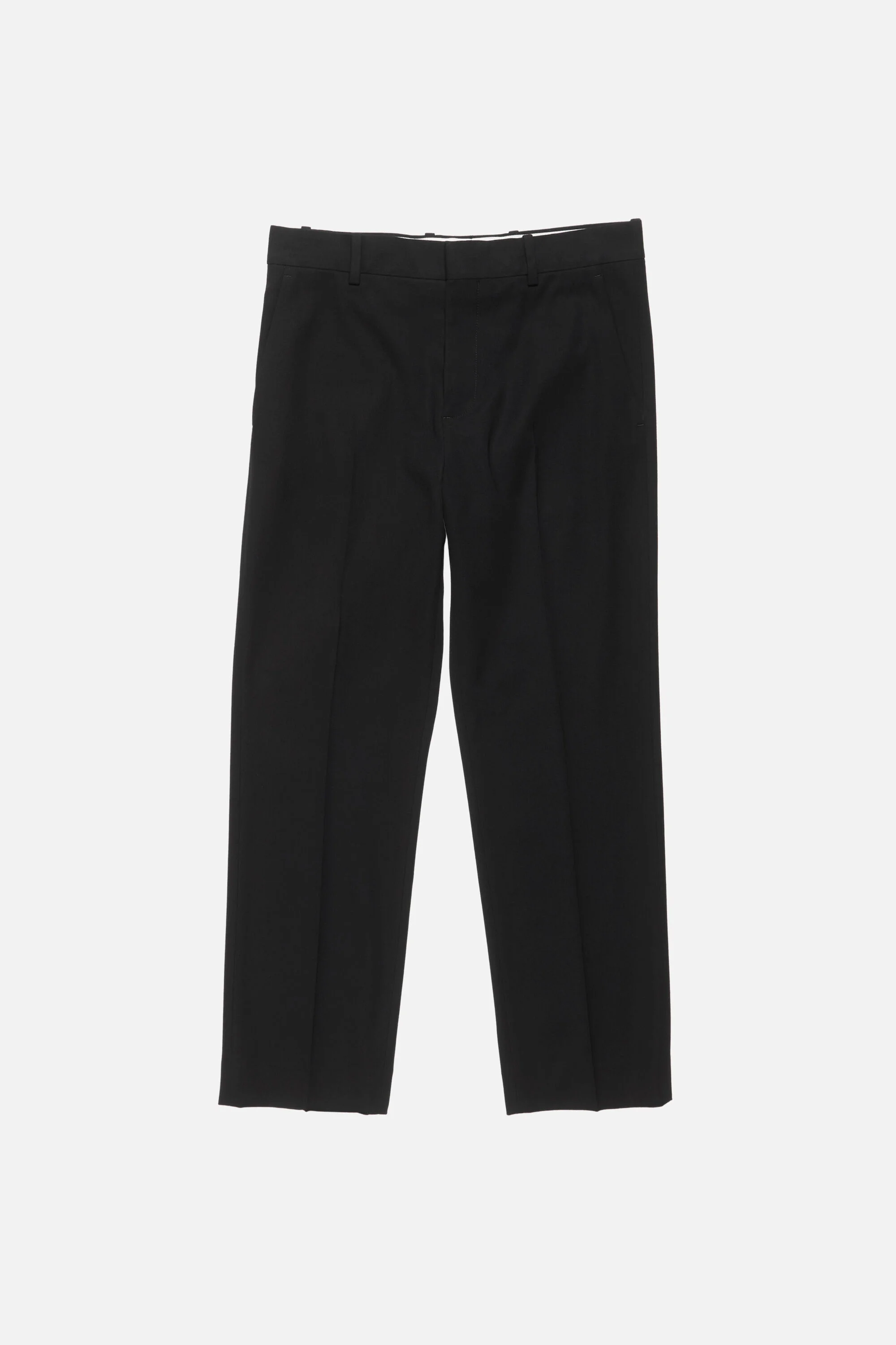 Cropped tailored trousers - Black - 1