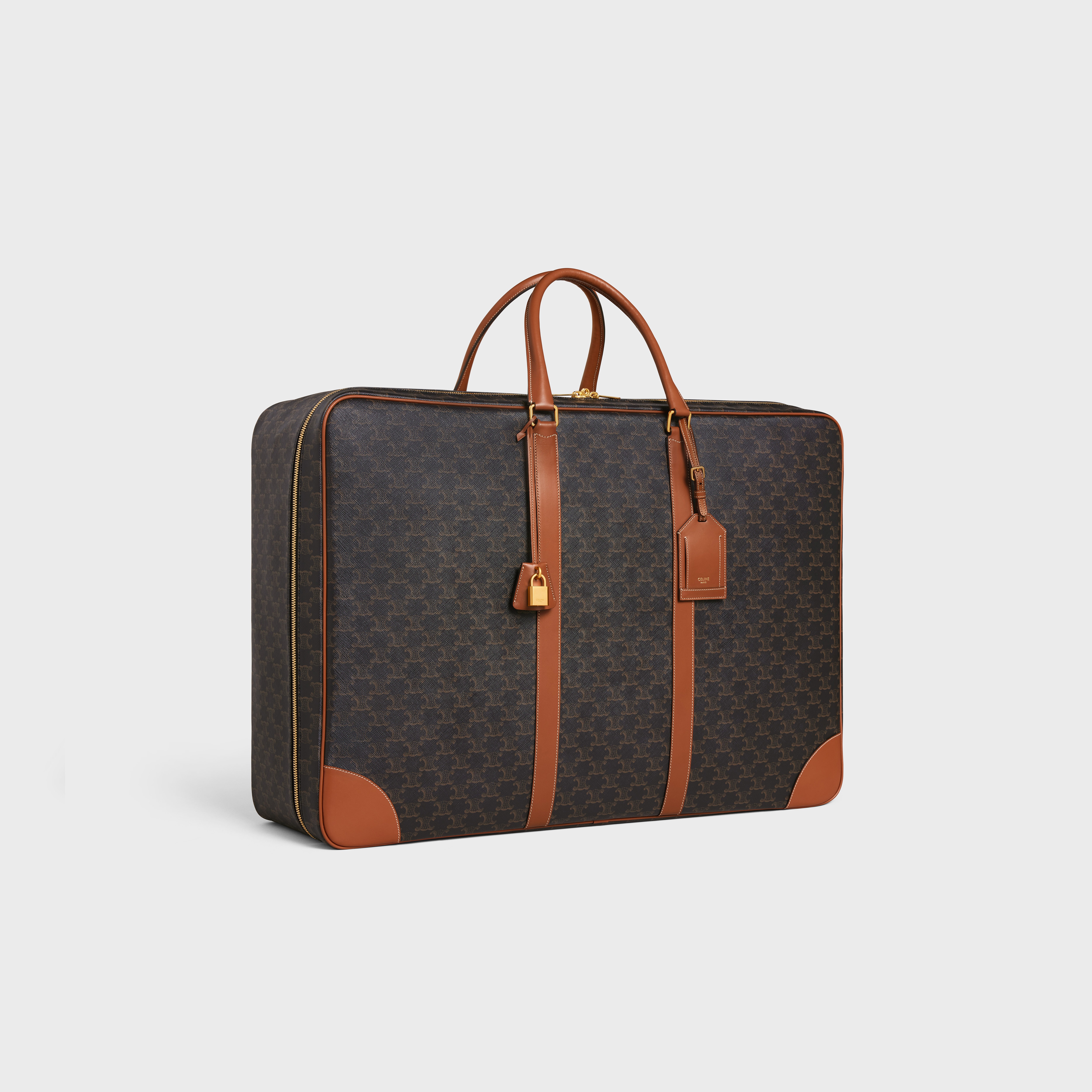 Soft Luggage 70 in Triomphe Canvas and Calfskin - 2
