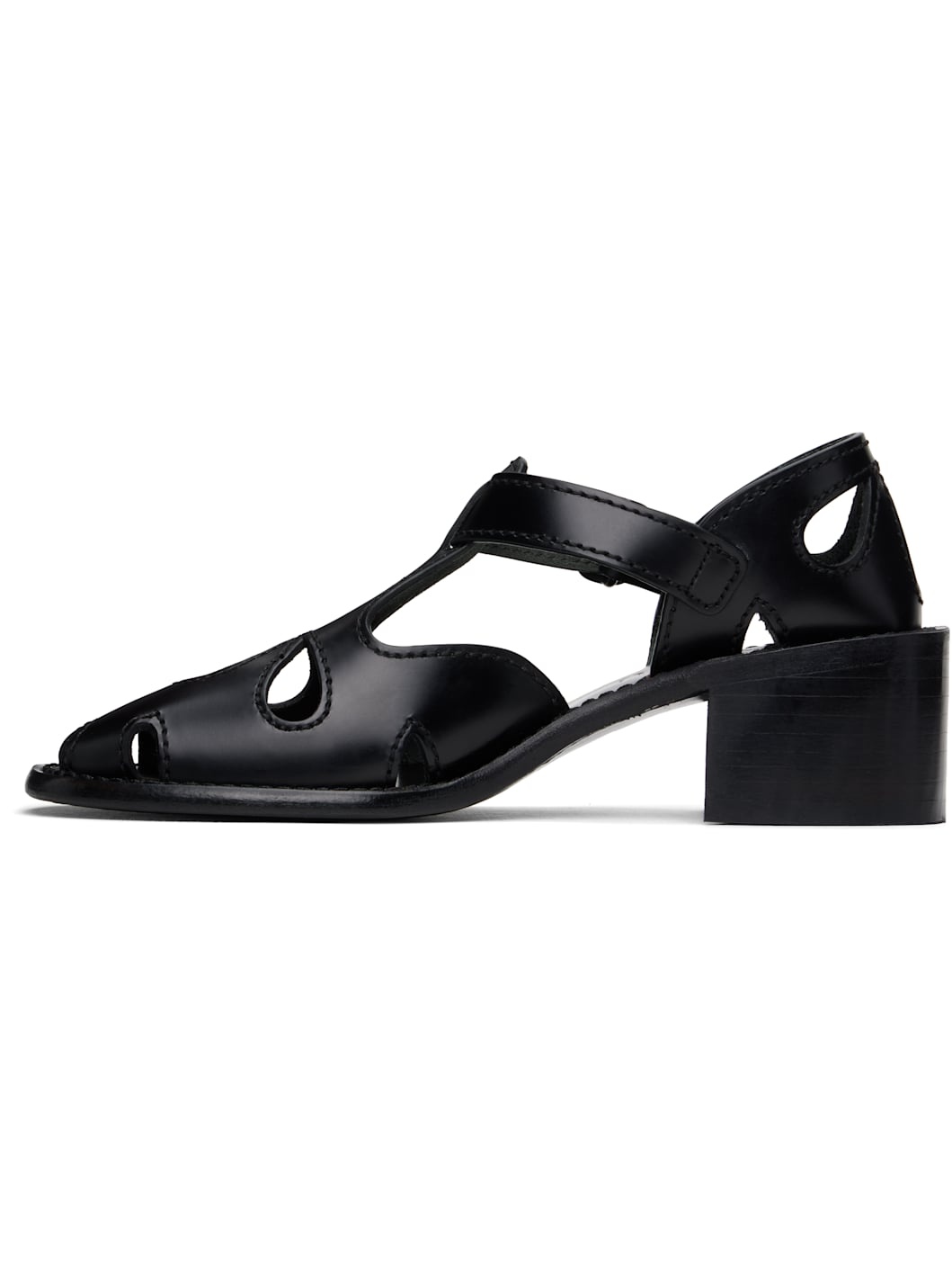 Black Floretta Heels - 3