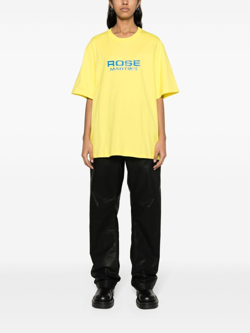 Martine Rose logo-print cotton T-shirt outlook