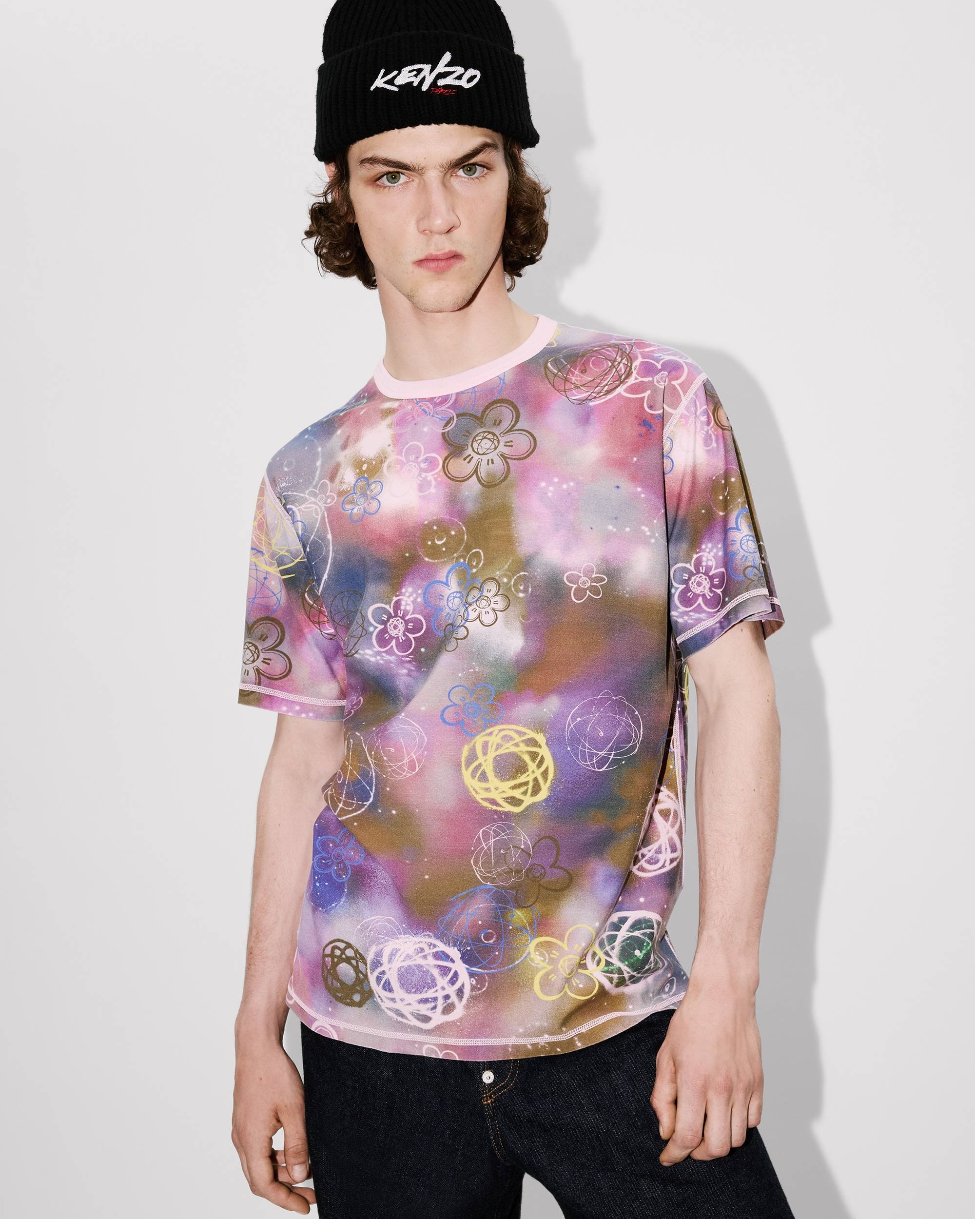 'Kenzo x Futura 2000' reversible T-shirt in cotton - 13