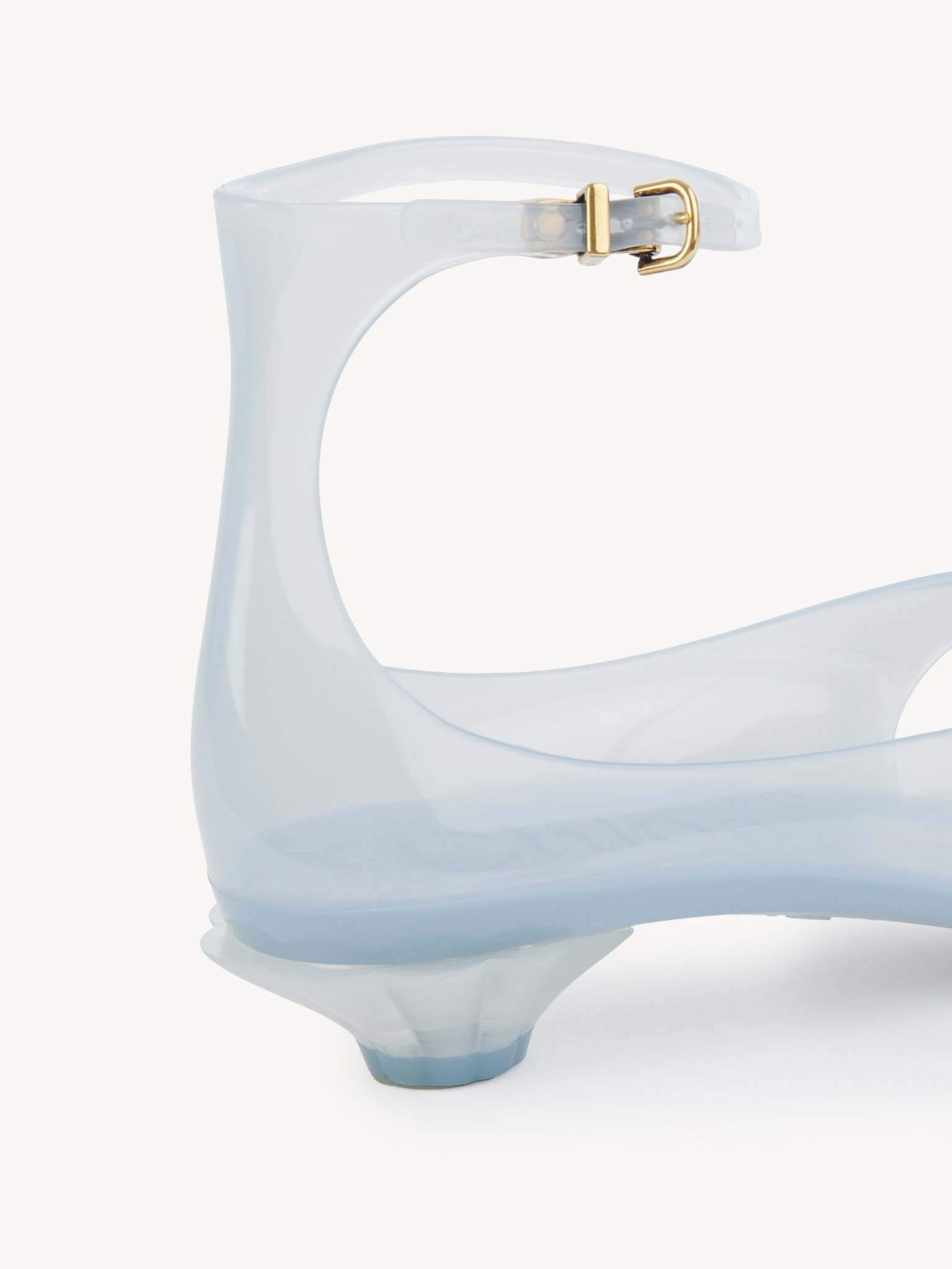 CHLOÉ JELLY HEELED SANDAL - 6