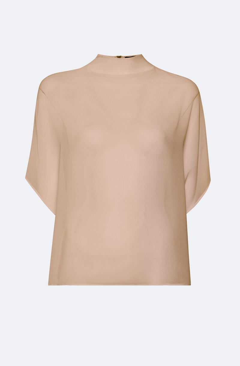 Lightweight Georgette Cape Tee 1