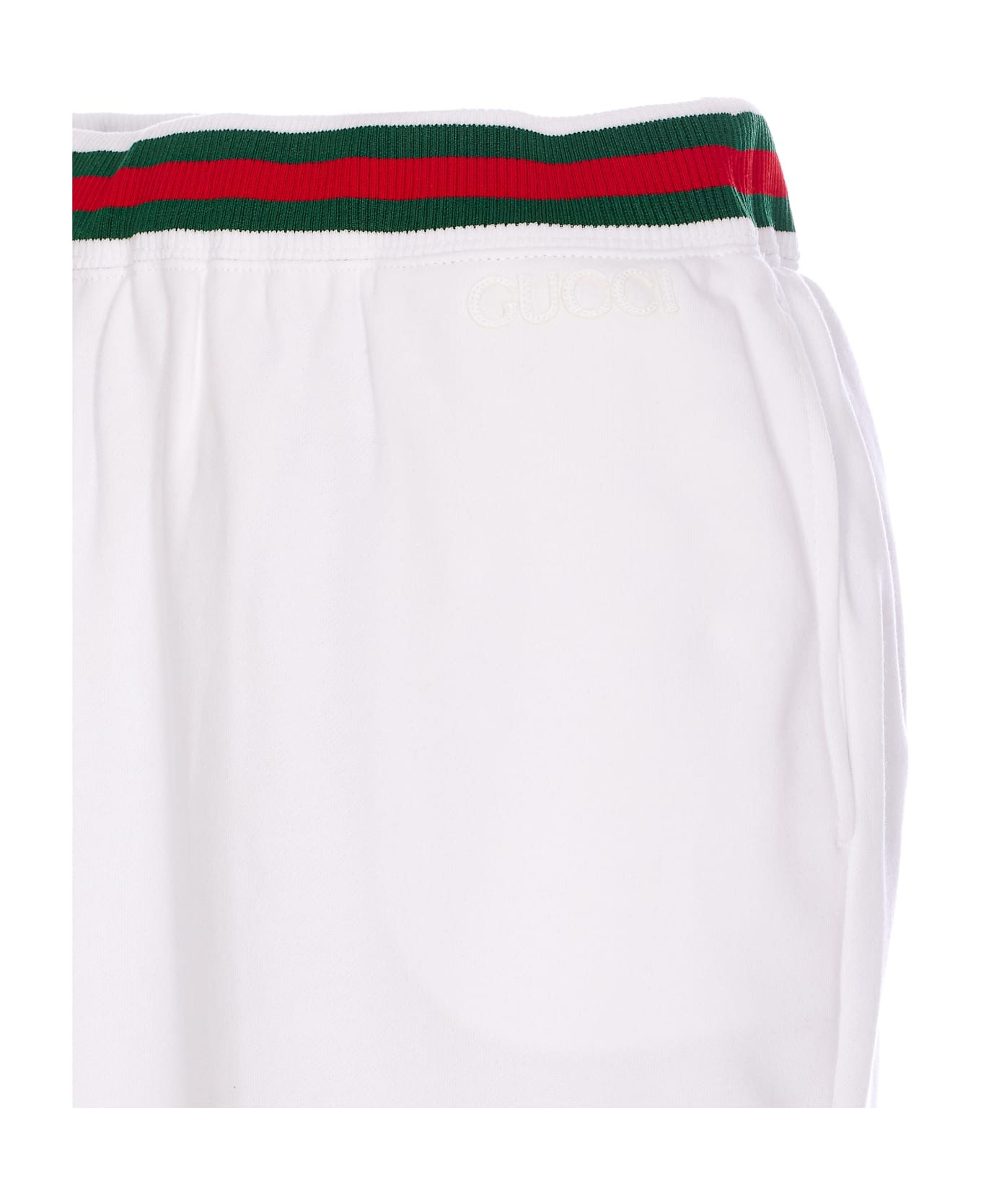 Jersey Skirt With Web Print - 3