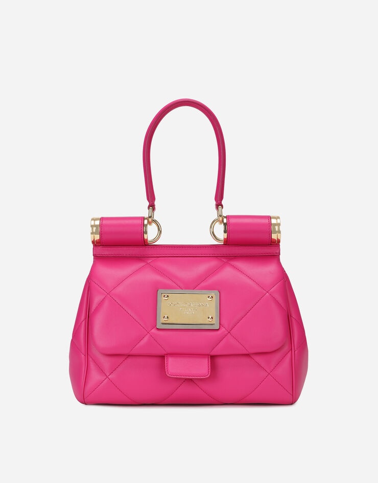 Medium 90es Sicily bag in quilted Aria calfskin - 1