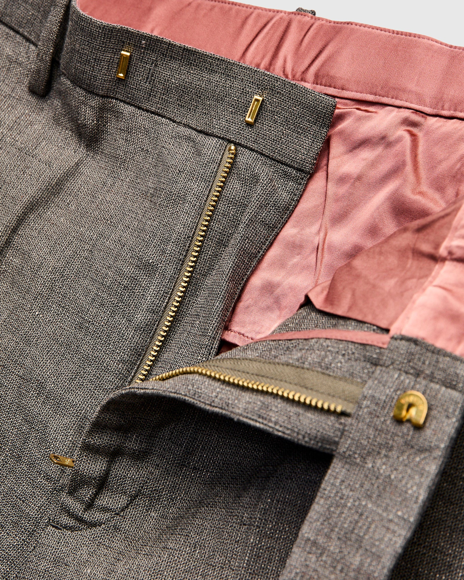 Wide Slacks in Grey - 8