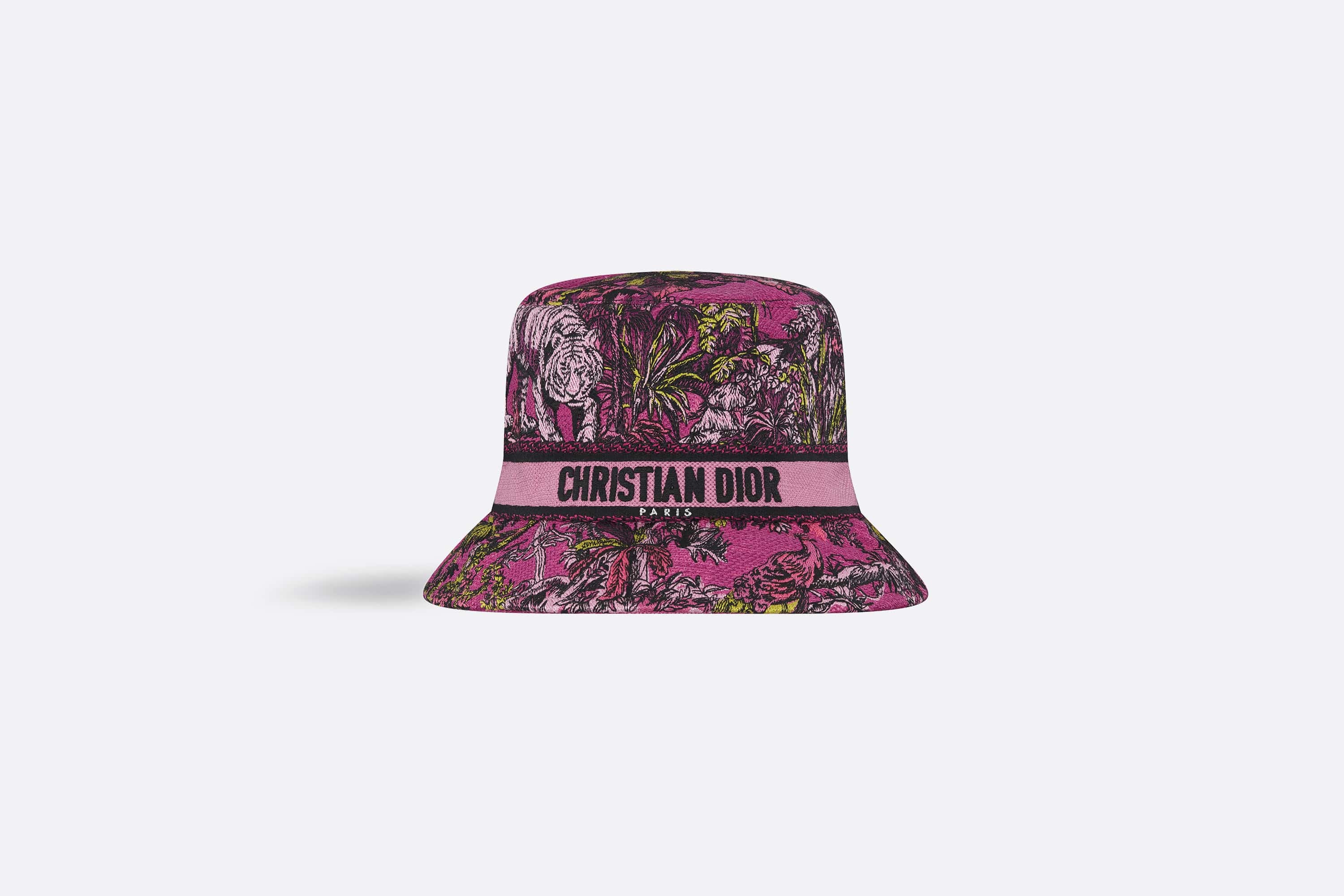 D-Bobby Toile de Jouy Voyage Small Brim Bucket Hat - 2