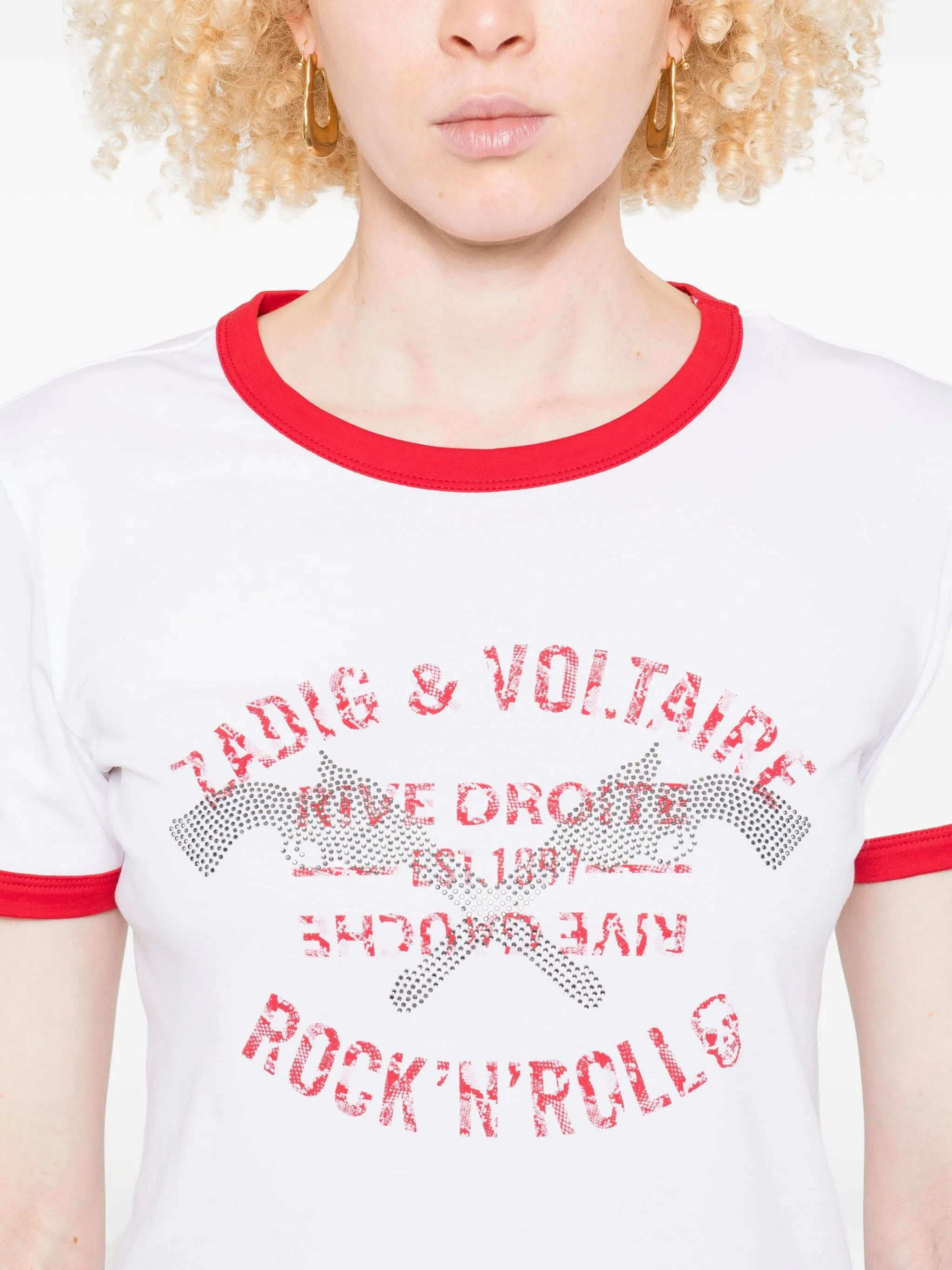Zadig & Voltaire Rhinestone-embellished T-shirt - 3