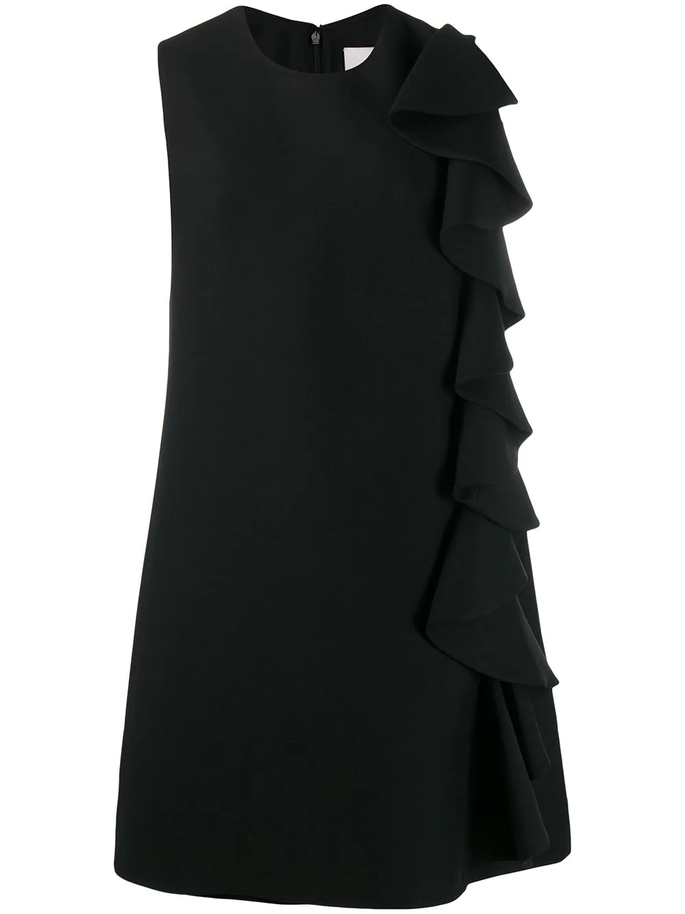 ruffle detail shift dress - 1