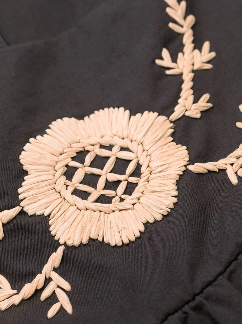 embroidered cotton mini dress 6