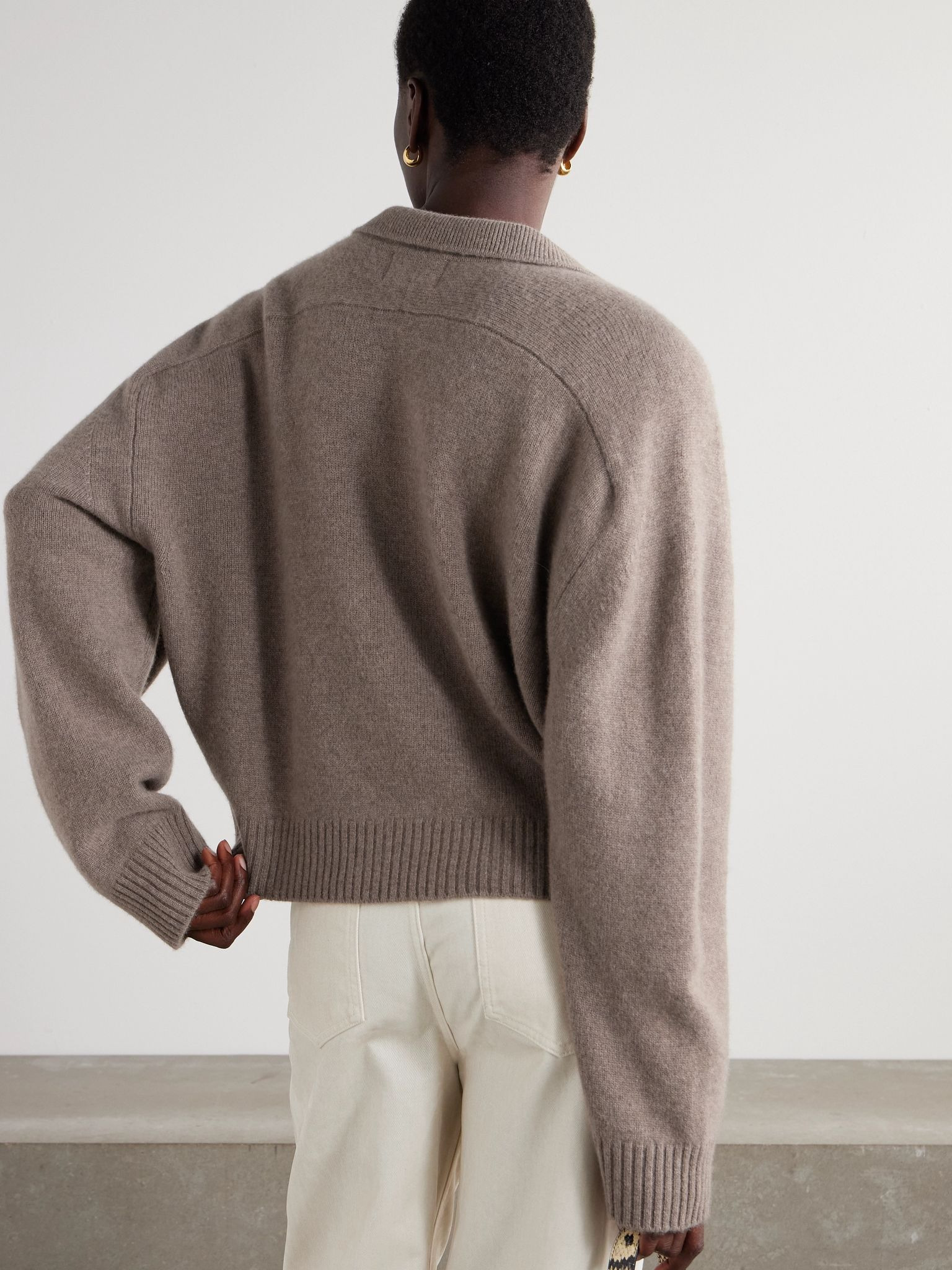 Homere cashmere sweater Beige - 3