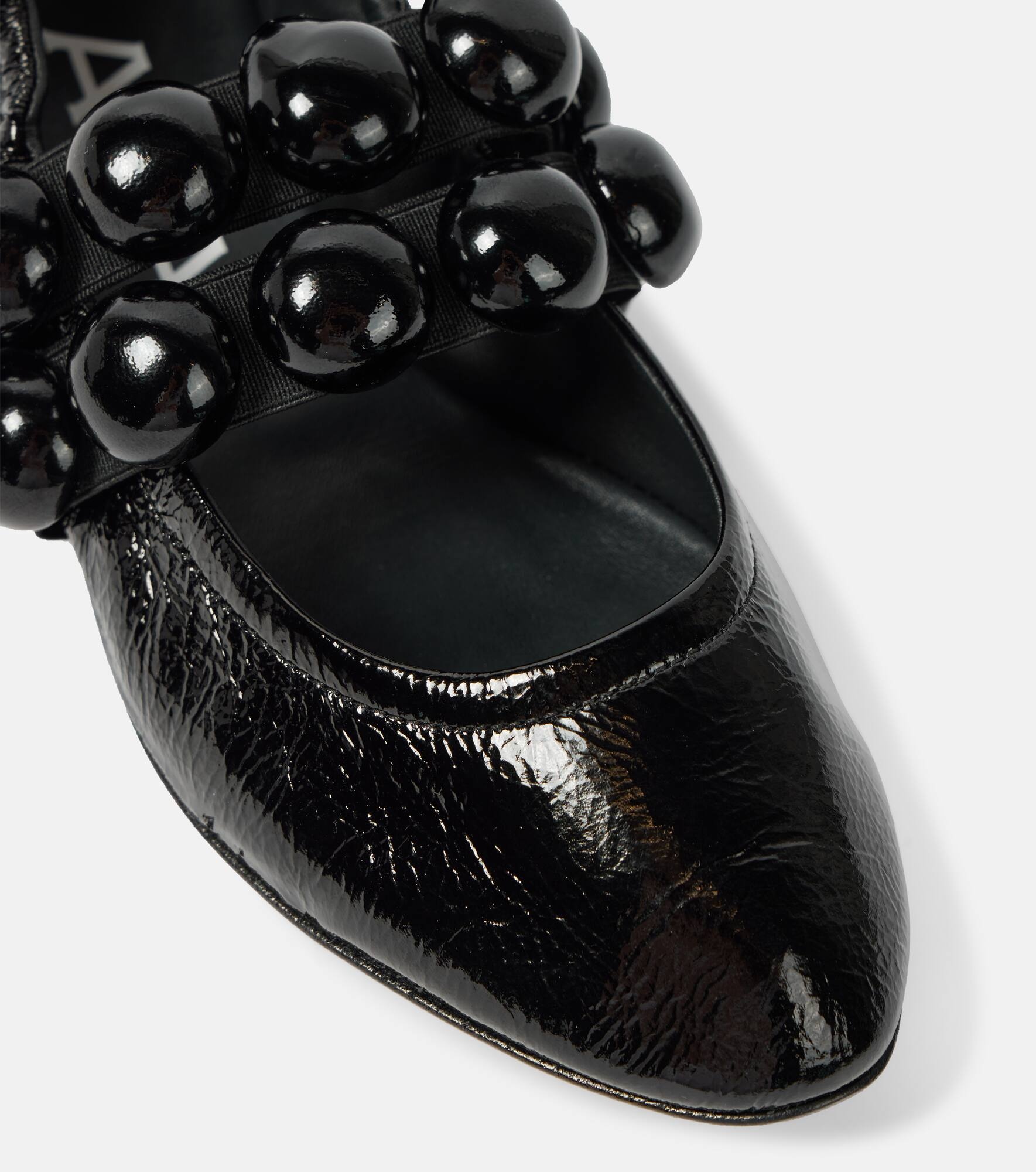 Sphere patent leather ballet flats - 5