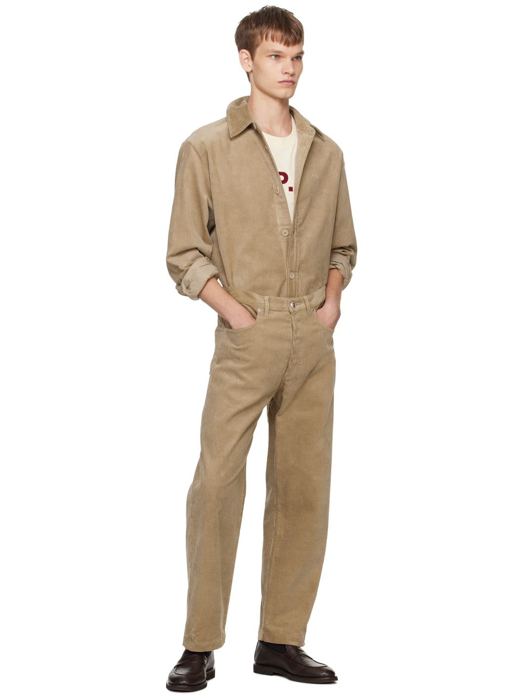 Beige Bobby Shirt - 5