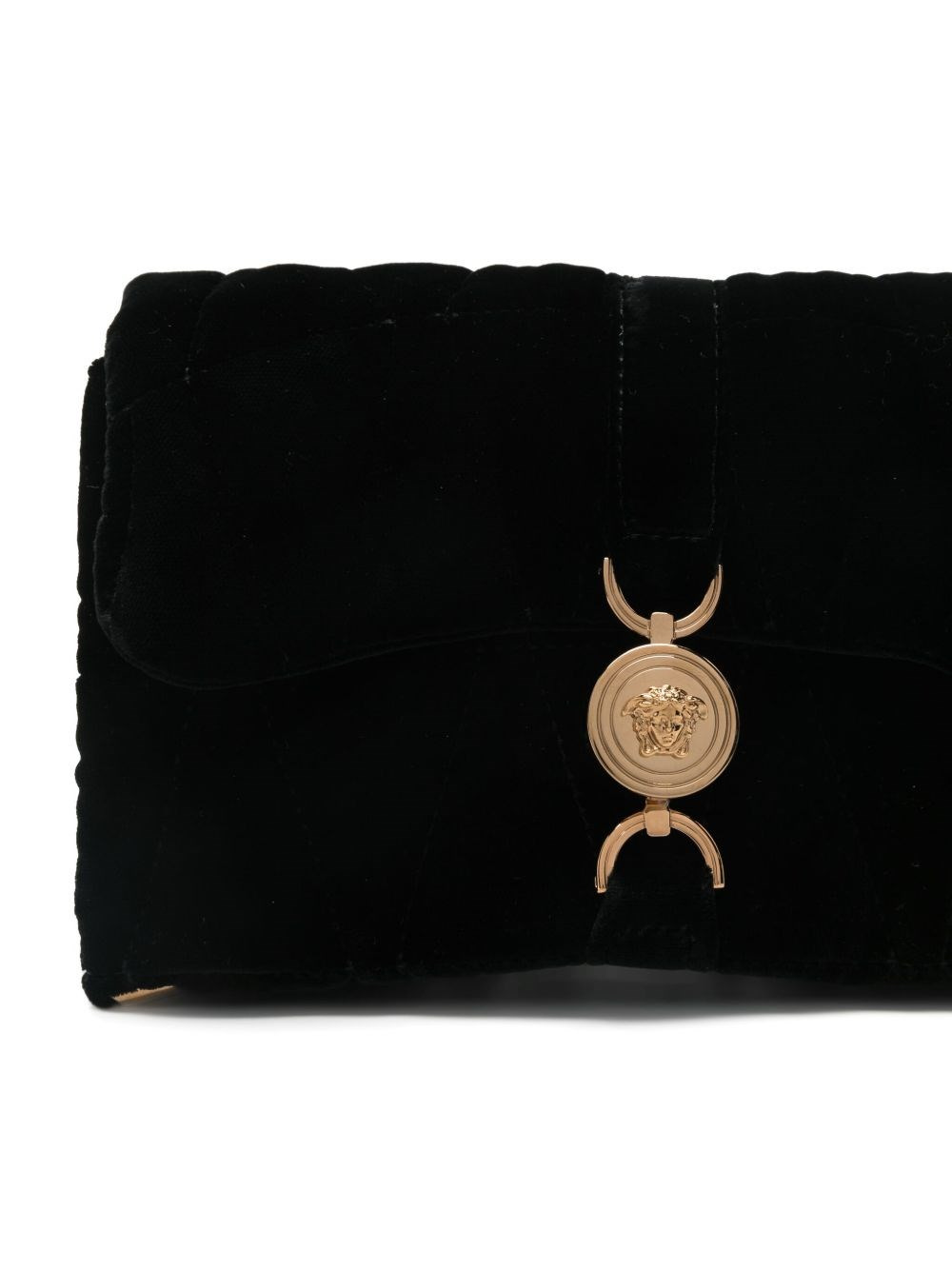Kleio quilted velvet mini bag - 4