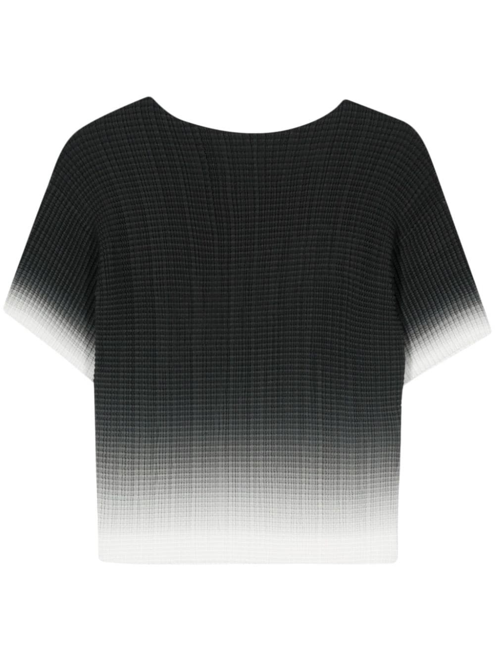 gradient plissÃ© T-shirt - 1