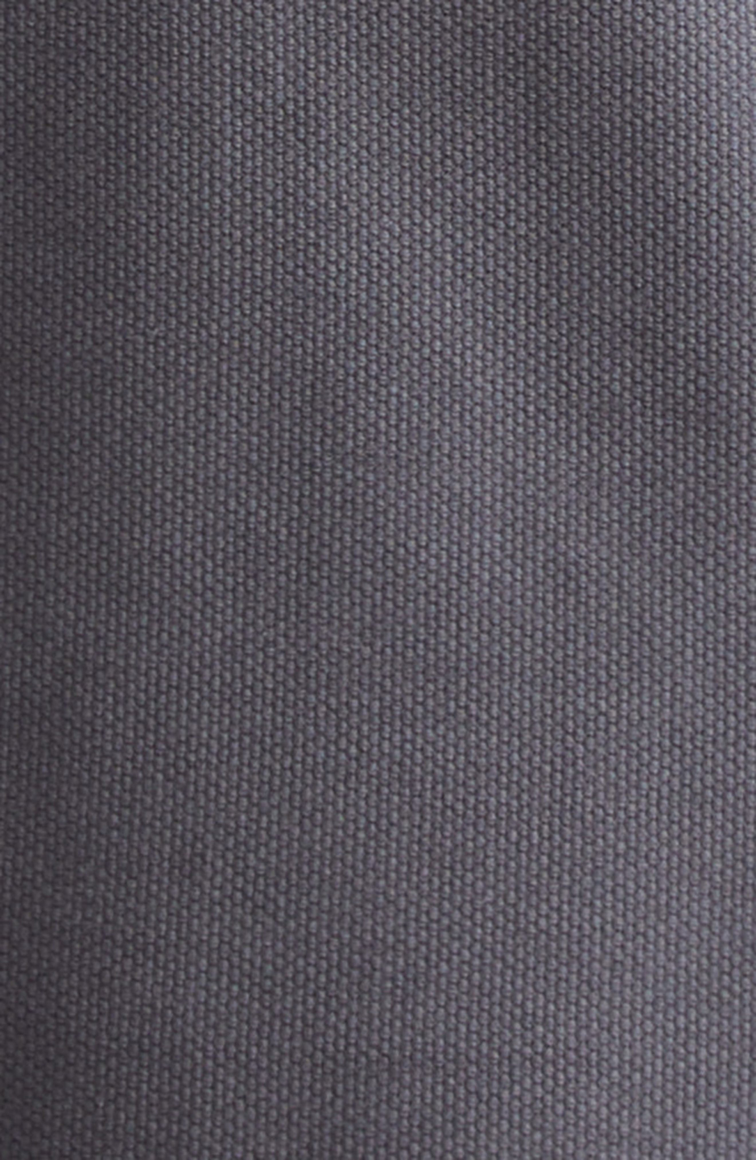 PALMES Long Sleeve Paneled Polo in Charcoal at Nordstrom - 7