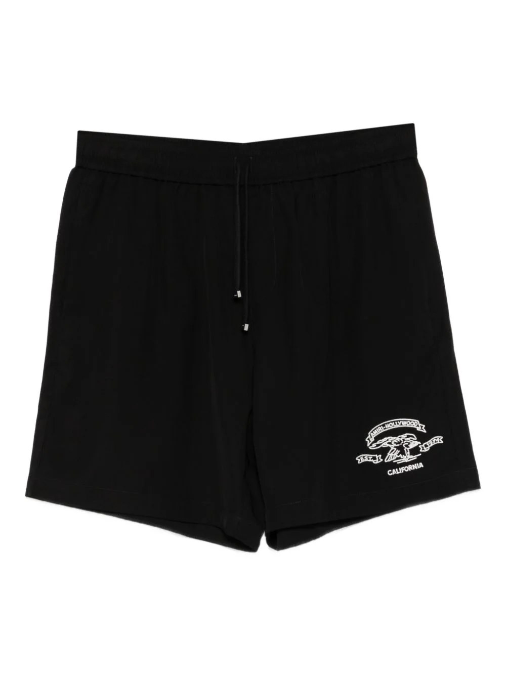 graphic drawstring shorts - 1